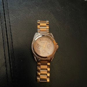 Rose Gold MK watch